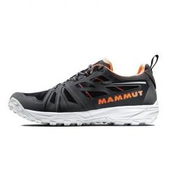 Buty trekkingowe męskie Mammut Saentis Low Gtx. Czarne buty zimowe męskie Mammut, bez wzorów, z materiału, bez obcasa, bez zapięcia. Za 767.00 zł.