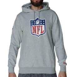 Bluza sportowa męska New Era Nfl Generic Logo Hoodie. Szare bluzy sportowe męskie New Era, m, bez wzorów, z kapturem. Za 249.99 zł.