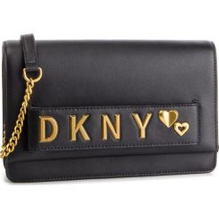 Torebka DKNY - R91GHA80 Blk/Gold BGD. Czarne torebki do ręki damskie DKNY, bez wzorów, ze skóry, bez dodatków. W wyprzedaży za 539.00 zł.