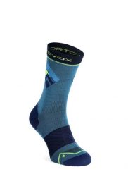 Skarpety męskie Ortovox Alpine Light Comp Mid Socks. Niebieskie skarpety męskie ORTOVOX, bez wzorów, z materiału. Za 97.89 zł.