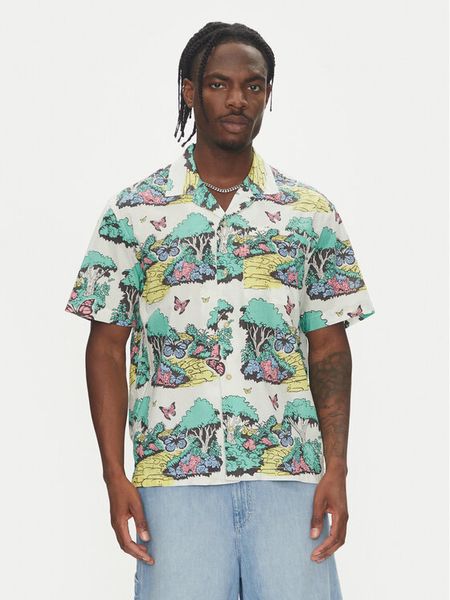 Element Koszula Tillow ELYWT00166 Biały Regular Fit. Białe koszule męskie Element, l, bez wzorów, z bawełny, bez kołnierzyka, bez ramiączek. Za 149.99 zł.