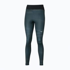 Legginsy damskie Mizuno Printed. Zielone legginsy damskie Mizuno, bez wzorów, z elastanu. Za 149.99 zł.