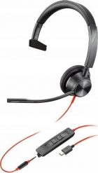 Słuchawki HP HP Poly Blackwire 3315 Monaural USB-C Headset +3.5mm Plug +USB-C/A Adapter. Słuchawki nauszne HP. Za 198.29 zł.
