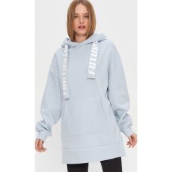 Długa bluza oversize - Niebieski. Niebieskie bluzy damskie House, l, bez wzorów, bez ramiączek, bez kaptura. Za 119.99 zł.