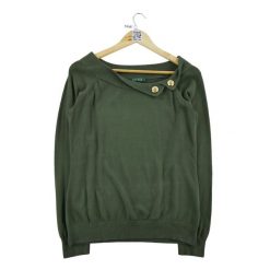 Second life - Lauren Ralph Lauren sweter damski zielony - Jak nowy. Zielone swetry nierozpinane damskie Ralph Lauren, l, bez wzorów, z materiału, klasyczne, bez kołnierzyka, bez ramiączek. Za 127.76 zł.