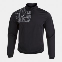 Bluza Joma Elite VIII z zamkiem 1/2. Czarne bluzy sportowe męskie Joma, s, bez wzorów, bez kaptura, do biegania. Za 94.99 zł.