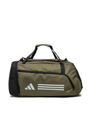 Adidas Torba Essentials 3-Stripes Duffel Bag Medium IZ1918 Zielony. Zielone torby sportowe męskie Adidas, bez wzorów, z materiału. Za 129.99 zł.