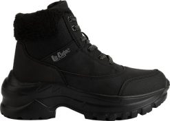 Lee Cooper Buty damskie zimowe Lee Cooper czarne LCJ-25-01-3743LA 39. Czarne obuwie sportowe damskie Lee Cooper, na zimę, bez wzorów, bez zapięcia. Za 177.99 zł.