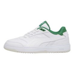 Buty Sportowe Puma Doublecourt. Białe obuwie sportowe damskie Puma, bez wzorów, bez zapięcia, trekkingowe. W wyprzedaży za 271.50 zł.