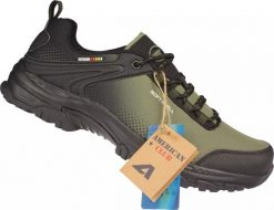 Buty trekkingowe męskie American Club Męskie buty trekkingowe American Club WT-169/24 zielone buty sportowe 41. Zielone buty sportowe męskie American CLUB, bez zapięcia. Za 144.99 zł.