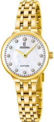 Zegarek Festina Zegarek damski Festina F20745-1 CYRKONIE złoty. Żółte zegarki damskie Festina, złote. Za 649.00 zł.