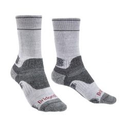 BRIDGEDALE Skarpety damskie HIKE MID MERINO E-S (35-37)-Szary. Szare skarpetki damskie Bridgedale, bez wzorów, z elastanu. Za 75.50 zł.
