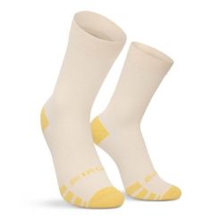 Skarpetki gravel Kolarstwo Siroko GS1 Light Yellow. Żółte skarpetki damskie SIROKO, bez wzorów, z tkaniny. Za 71.00 zł.
