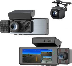 Wideorejestrator podwójny 4K Wifi Taxi Uber Wifi kamera cofania. Wideorejestratory Dod Tech. Za 399.00 zł.