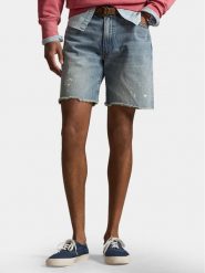 Polo Ralph Lauren Szorty jeansowe 710P08162001 Niebieski Regular Fit. Niebieskie szorty męskie Polo Ralph Lauren, bez wzorów, z bawełny. Za 689.99 zł.