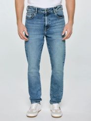 Jeansy męskie niebieskie Quentin 408. Niebieskie jeansy męskie BIG STAR, z denimu, klasyczne. Za 329.99 zł.