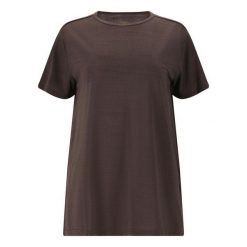 Koszulka damska Athlecia Lizzy. Brązowe bluzki damskie Athlecia, bez wzorów, sportowe, bez kołnierzyka, bez ramiączek. Za 136.50 zł.