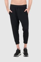 DSQUARED2 Czarne dresy z białymi lampasami. Czarne spodnie sportowe męskie Dsquared2, l, bez wzorów, z bawełny. W wyprzedaży za 999.99 zł.