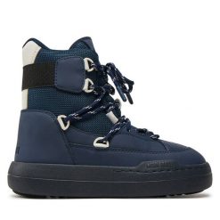 Śniegowce Moon Boot. Niebieskie śniegowce damskie Moon Boot, bez zapięcia. Za 899.99 zł.