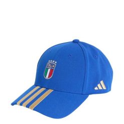 Czapka Italy Football. Brązowe czapki damskie Adidas, bez wzorów, z materiału, sportowe. Za 99.95 zł.