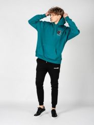 Champion Bluza "Hoodie" | HBGF89H586NKA | Mężczyzna | Turkusowy. Niebieskie bluzy męskie Champion, m, bez wzorów, z bawełny, bez kaptura. W wyprzedaży za 179.00 zł.