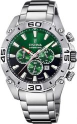 Zegarek Festina Zegarek męski Festina F20543-3 srebrny. Szare zegarki męskie Festina, bez wzorów, srebrne. Za 702.99 zł.