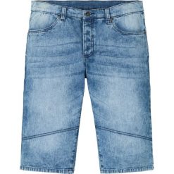 Lekkie bermudy dżinsowe ze stretchem, Regular Fit. Niebieskie jeansy męskie bonprix, z jeansu. Za 127.99 zł.