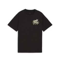 Młodzieżowa koszulka MID90s II z grafiką PUMA Black. Czarna bluzki damskie Puma, m, bez wzorów, młodzieżowe, bez kołnierzyka, bez ramiączek. Za 99.00 zł.