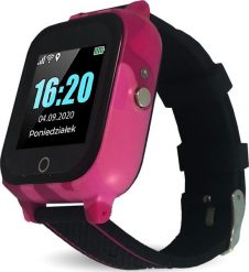 Smartwatch Calmean Care Czarno-różowy. Czarne zegarki smartwatch CALMEAN, bez wzorów. Za 269.99 zł.
