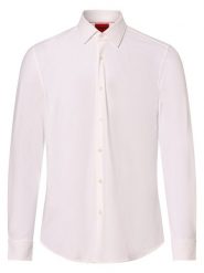 HUGO Koszula - Kenno Mężczyźni Slim Fit biały, 40. Białe koszule męskie Hugo, m, bez wzorów, z materiału, eleganckie, bez kołnierzyka, bez ramiączek. Za 479.95 zł.