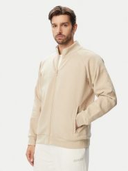 Guess Bluza Z6YQ18 K4964 Beżowy Regular Fit. Brązowe bluzy męskie Guess, m, z aplikacjami, z bawełny, bez ramiączek, bez kaptura. Za 394.99 zł.