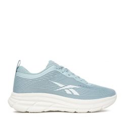 Buty do biegania Reebok. Niebieskie obuwie sportowe damskie Reebok, bez wzorów, bez zapięcia, do biegania. Za 249.99 zł.