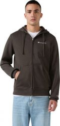 Champion Bluza męska Hooded Full Zip Sweatshirt brązowy 221794 GS509 XL. Brązowe bluzy męskie Champion, m, bez wzorów, bez kaptura. Za 247.31 zł.