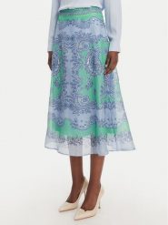 Hale Bob Spódnica midi Winslow 61LU440A Zielony Regular Fit. Zielone spódnice damskie Hale bob, m, bez wzorów, ze lnu, midi. Za 2,559.00 zł.