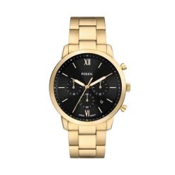 Zegarek Fossil. Żółte zegarki męskie FOSSIL, bez wzorów, złote. Za 759.99 zł.