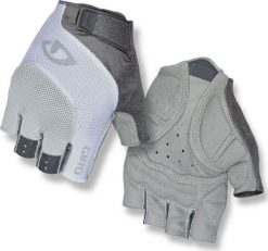 Giro Rękawiczki damskie Tessa Gel krótki palec grey white roz. XL. Białe rękawiczki damskie Giro, bez wzorów. Za 123.12 zł.