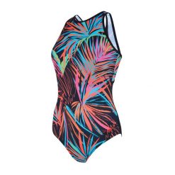 Strój kąpielowy jednoczęściowy damski Zoggs Maya Hi Crossback. Stroje kąpielowe damskie Zoggs, xs, bez wzorów. Za 109.99 zł.
