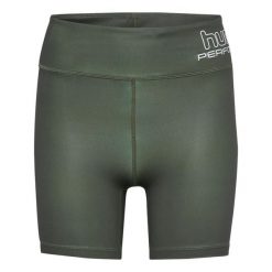 Szorty damskie Hummel Te Fundamental. Zielone szorty damskie Hummel, bez wzorów, z dżerseju. Za 157.50 zł.