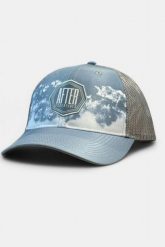 Czapka Trucker Unisex dla dorosłych - Bleached Blue. Niebieskie czapki damskie AFTER ESSENTIALS, z aplikacjami, z poliesteru, wizytowe. Za 79.20 zł.