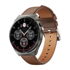Smartwatch 2 ultra Aukey SW-2U (skórzany brązowy). Brązowe, cyfrowe smartbandy Aukey, z aplikacjami. Za 209.00 zł.