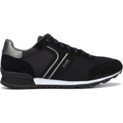 BOSS Parkour Tenisówki Czarny. Czarne trampki męskie Boss, bez wzorów, z materiału, bez zapięcia. Za 759.95 zł.