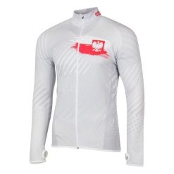 Bluza męska do biegania rozpinana EXTREME HOBBY POLSKA PRIME. Białe bluzy męskie EXTREME HOBBY, na jesień, l, bez wzorów, z elastanu, sportowe, bez ramiączek, bez kaptura. Za 219.00 zł.