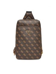 Guess Saszetka MIlano HMMILO P5226 Brązowy. Brązowe saszetki i nerki męskie Guess, z aplikacjami, ze skóry. Za 279.99 zł.