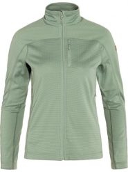 Bluza polarowa damska Fjällräven Abisko Lite Fleece. Zielone bluzy damskie Fjällräven, xs, bez wzorów, z materiału, sportowe, bez ramiączek, bez kaptura. Za 783.25 zł.