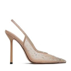 Szpilki Eva Minge. Brązowe szpilki damskie Eva Minge, bez wzorów, bez obcasa, na szpilce, bez zapięcia. Za 429.99 zł.