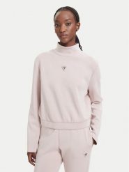 Guess Bluza V4YQ05 KCAY2 Różowy jasny Regular Fit. Czerwone bluzy damskie Guess, m, z aplikacjami, z syntetyku, bez ramiączek, bez kaptura. Za 324.99 zł.