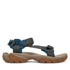 Sandały Teva. Czarne buty zimowe męskie Teva, bez wzorów, sportowe, bez zapięcia. Za 399.99 zł.