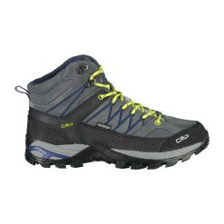 Buty trekkingowe CMP Rigel Waterproof. Niebieskie trekkingi męskie CMP, bez zapięcia. W wyprzedaży za 399.99 zł.