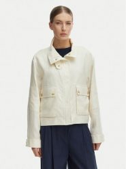 Tommy Hilfiger Kurtka przejściowa WW0WW48616 Beżowy Relaxed Fit. Brązowe kurtki damskie Tommy Hilfiger, l, bez wzorów, ze lnu, bez kaptura. Za 1,099.00 zł.