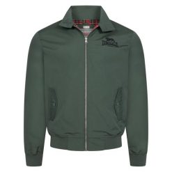 Kurtka Lonsdale Classic. Czarne kurtki męskie Lonsdale, bez wzorów, z puchu, sportowe, bez kaptura. Za 379.50 zł.